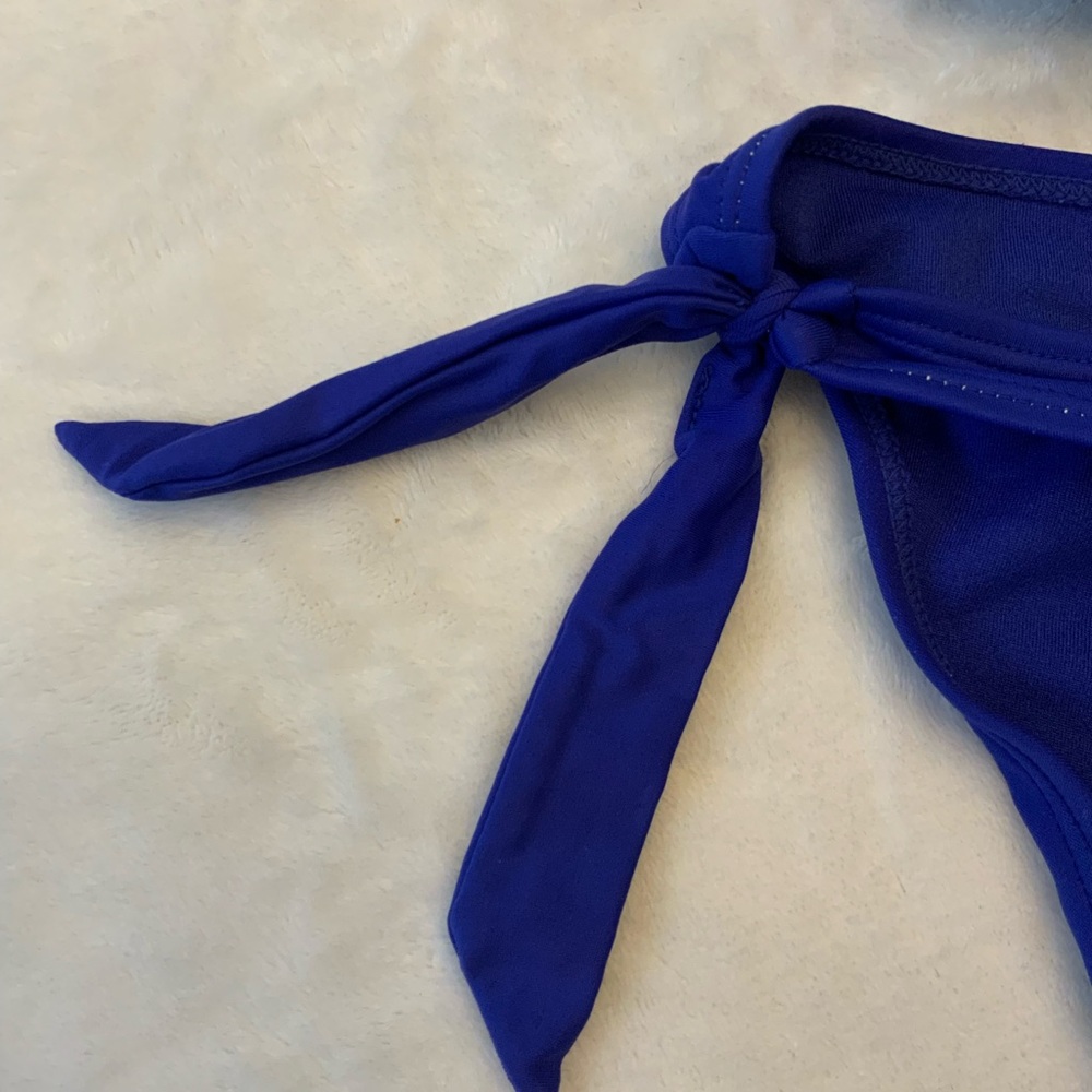 Gap Body Swimsuit 2 Piece Blue Padded Top - Picture 5 of 7